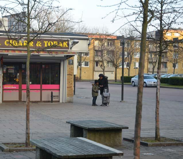 Befolkning i närområdet Jämte konfigurationsanalyser har en analys gjorts av seende hur många människor som bor och arbetar i närheten.