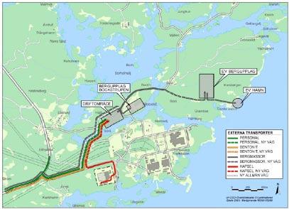 1 Introduktion Svensk Kärnbränslehantering AB (SKB) planerar att bygga en anläggning för slutförvar för använt kärnbränsle antingen i Oskarshamn eller i Forsmark.