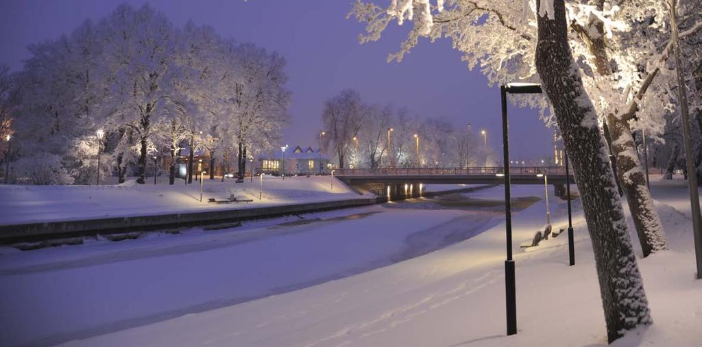 Den populära sommarmarknaden på torget i Salo, på