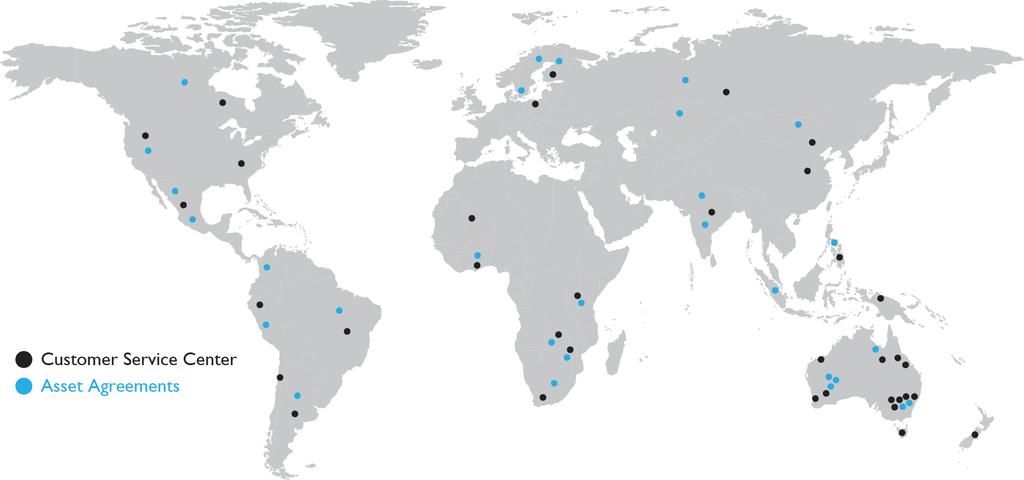 Global footprint There can be no substitute for