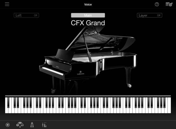 com/kbdapps/ Piano Room Dra nytta av appen Smart Pianist Med det här instrumentet kan du spela på Voices med pianoljud.