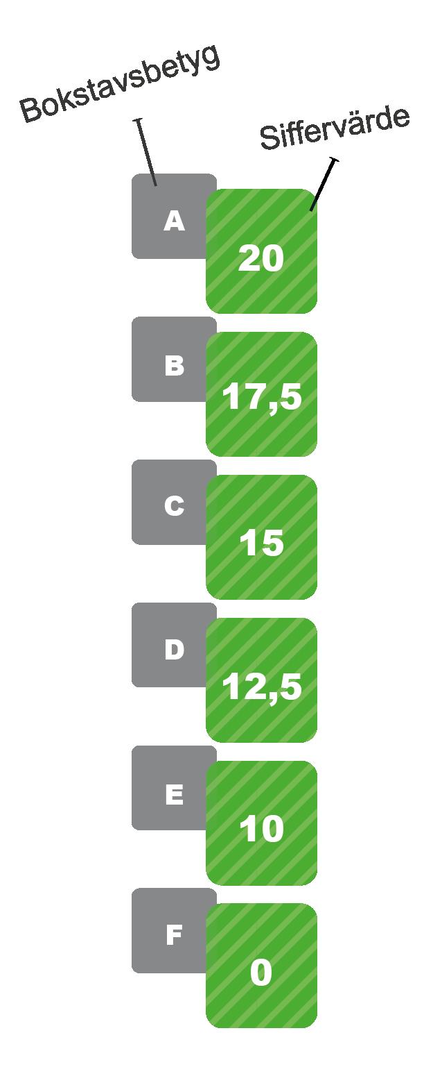 INTAGNINGSPOÄNG Om eleven har läst ett modernt språk (från åk 6) så
