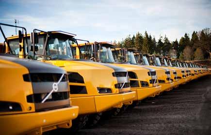 Volvo CE:s anläggning är en traditionell verkstadsindustri, men också en föregångare produktionen är nämligen koldioxidneutral.