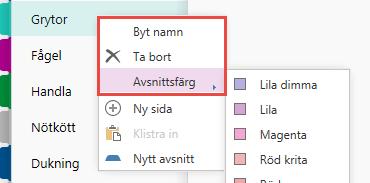 2. För att skapa en ny sida klickar du på Ny sida längst ner i raden av sidor.