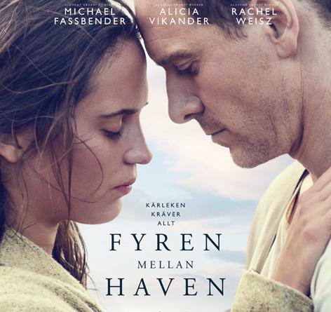 FYREN MELLAN HAVEN - Speltid 2 tim 12min Mån 25/9 kl. 13.00, 16.00 Mån 2/10 kl. 13.00 Tom Sherbourne, en fyrvaktare, och hans fru Isabel lever vid kusten i västra Australien.