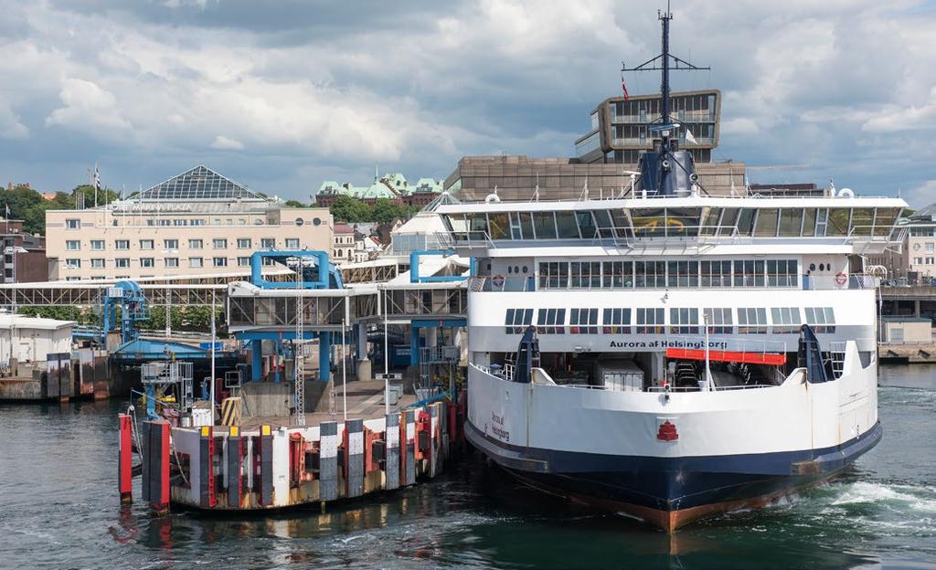 Tillsammans gjorde fartygen över 50 000 resor över sundet.