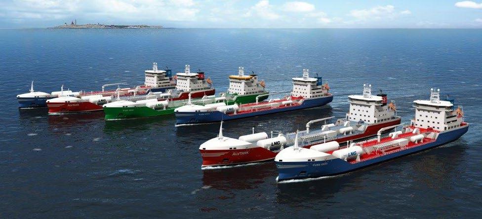 Terntank gjorde en pionjärinsats genom att 2013 beställa en serie LNG-drivna produkttankfartyg som levererades 2016 och 2017.