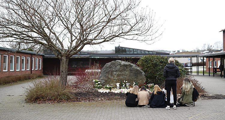 Bilaga 6 Artikel 2 Sorg i Skene efter olyckan Lyssna Det är en sorglig dag på Ängskolan i Skene. I söndags dog tre elever från skolan och många skadades.