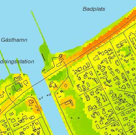 Produkt: Kustsårbarhetsindex, erosion Senast uppdaterad: 2016-11-30 Producent: Dokument: Innehåll: Begrepp: Symboler och täckning: Statens Geotekniska Institut (SGI), www.swedgeo.