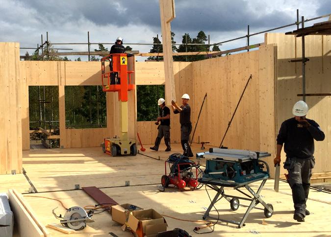 Under uppbyggnaden av projektet