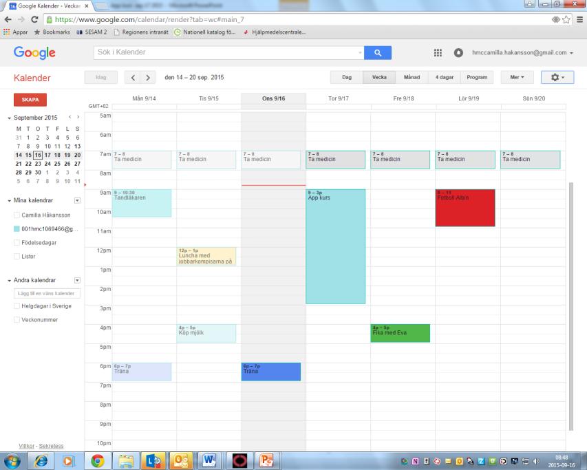 Google kalender Skapa Googlekalender https://support.google.