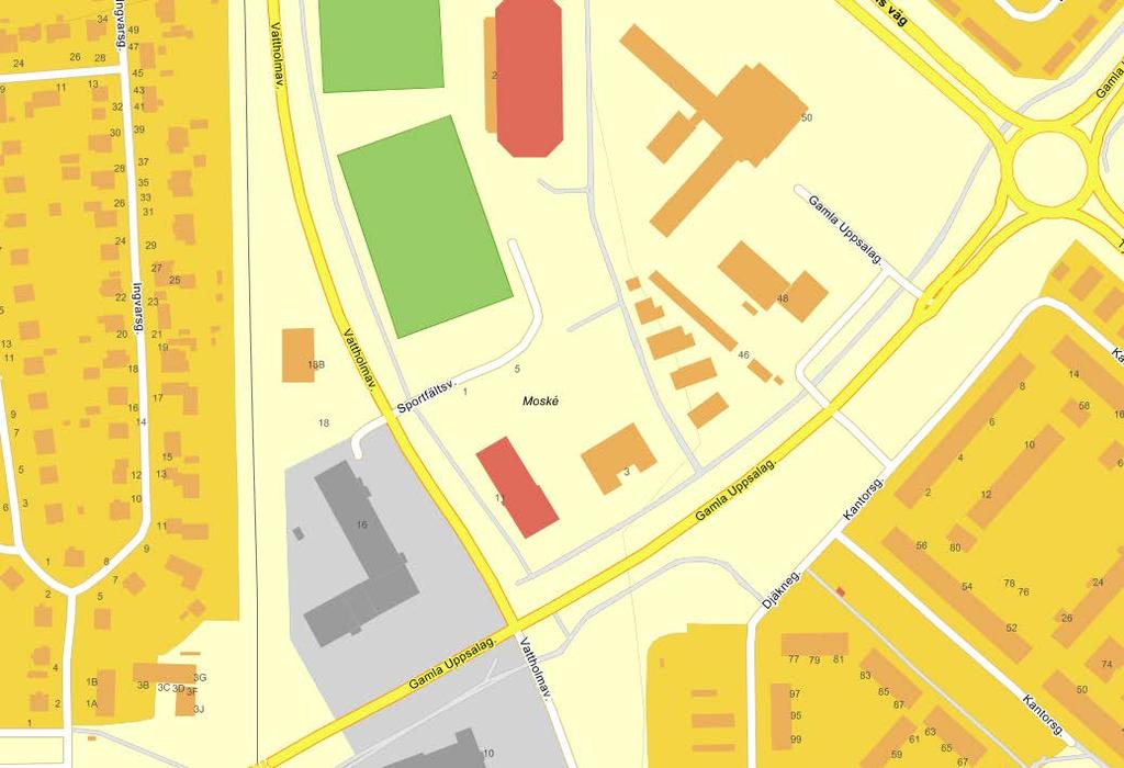 2017-05-12, sid 5 (14) 1 Bakgrund En byggnad för vårdboende planeras uppföras vid Sportfältsvägen i Uppsala (se Figur 1 2). Tre olika alternativ för byggnadens utformning utreds.