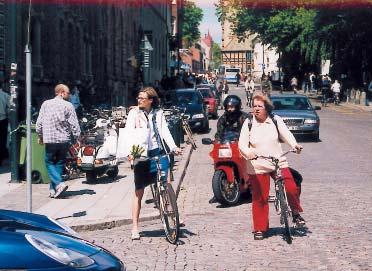 Vi lär oss om och av Lunds cyklister Vi strävar efter att ge kommunala tjänstemän och politiker goda kunskaper när det gäller cykelplanering och utformning av cykelvägar.