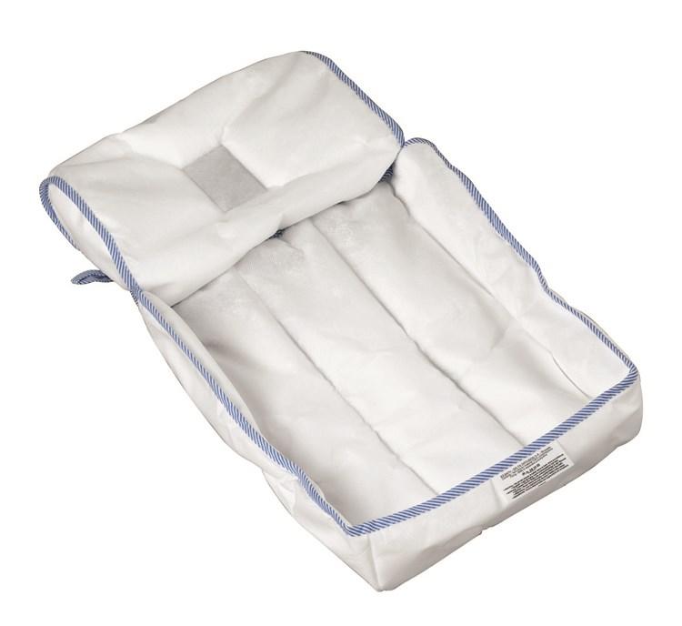 Flytbädd TUV-testad Kan användas i alla typer av bad Upphängningsanordning 100 % polypropylen Innehåller EPS kulor/frigolit Tvättråd: handtvätt Mått: 57 32 cm Vikt: 0,3 kg +46 (0) 8 668 20 44