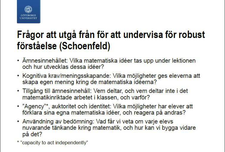 Peter diskuterade vad som menas med en god undervisning och för vem eller vad den ska vara god. Är det för Ännu en bild från andra kvällens utflykt. elevernas självkänsla och välbefinnande?