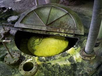 Anläggningen producerar 2 020 ton yellow cake per år.