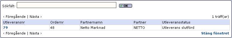 I vårt exempel väljer vi att skapa den från utleveransen. Vi prickar i det och klickar på skriva in numret direkt om ni så önskar.