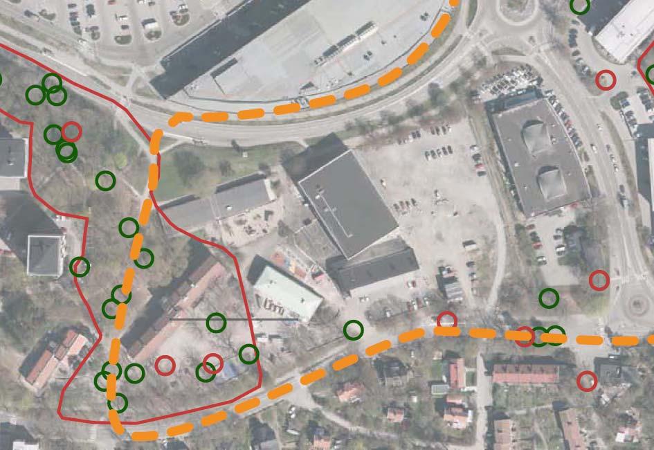 273 STARTPROMEMORIA 8 (12) Sydvästra Plania Dagvatten måste renas och fördröjas inom projektområdet.