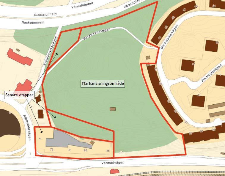 280 3 (9) även inrymma parkering för intilliggande områden. En volymstudie gjordes i samband med startpromemorian för att visa på hur markanvisningsområdet kan komma att bebyggas.