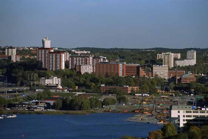 48 Stadsbyggnadsstrategier Översiktsplan för Nacka kommun Skapa en tätare och mer BLANDAD STAD på västra SICKLAÖN Nacka är med sina drygt 90 000 invånare en av regionens folkrikaste kommuner.