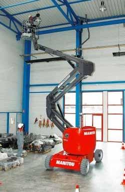 Bomlift - El Manitou 170 AETJ Manitou 170 AETJ Arbetshöjd 17 Plattformshöjd 15 Plattformsyta