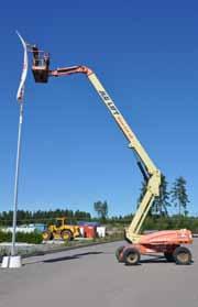 Bomlift - Diesel El JLG 600 E JLG 600 E Arbetshöjd 20,3 Plattformshöjd 18,3 Plattformsyta 0,76 x