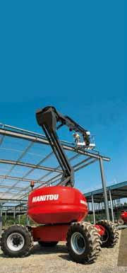 Bomlift - Diesel MANITOU 160 ATJ+ MANITOU 160 ATJ+ Arbetshöjd 16,2 Plattformshöjd 14,2 Plattformsyta 1,92 x 2,30 Transp.