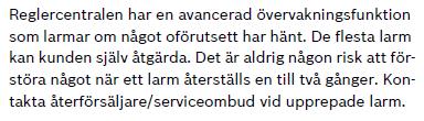 INFO För att undvika långa telefonköer hos service så använd er av denna