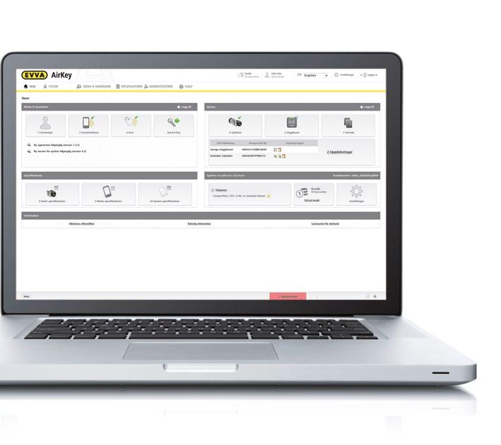 34 AirKey Produktkatalog AIRKEY APP/DATABAS FÖRDELAR TEKNIK KEYCREDITS SYSTEMTILLBEHÖR AirKey onlineadministration Teknisk beskrivning Viktiga länkar: Manual http://video.evva.