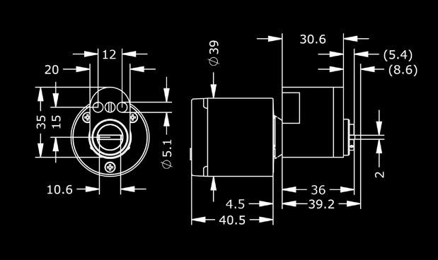 IP65 EN 15684 Användningsexempel Teknisk information Ytbehandling: NI nickel NP polerad nickel MP polerad mässing Förlängd yttervredsaxel AV05 5 mm AV10 10 mm AV15 15 mm Säkerhetsfunktioner Fritt