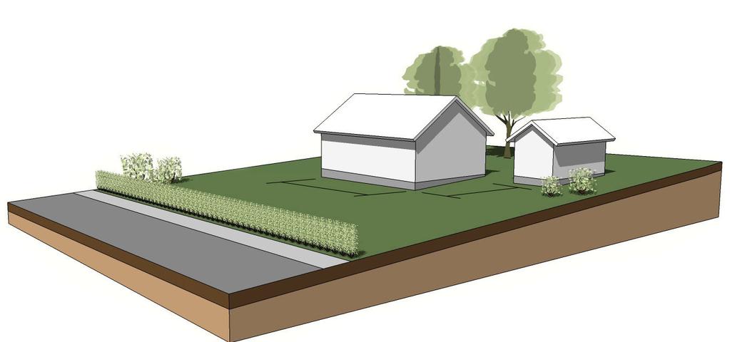 Bostadsbebyggelse Nya byggnader skall utformas med en grundläggning som medger god markanpassning (grundmur eller plintar) vilket gör att markens naturliga nivåer kan behållas.