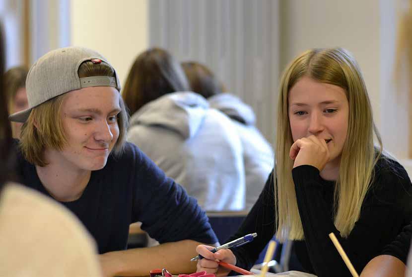 TILLSAMMANS SKAPAR VI DIN FRAMTID Våra utbildningar Dahlstiernska gymnasiet är det självklara gymnasievalet, där du blir sedd och bemött med respekt.