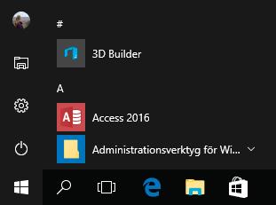 3 Filhantering i Windows 10 UTFORSKAREN Du använder Utforskaren (File Explorer) för att hantera enheter, mappar och filer.