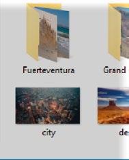 Detaljerad lista Stora ikoner Du kan välja bland ytterligare layouter via menyfliken Visa och gruppen Layout (View, Layout).