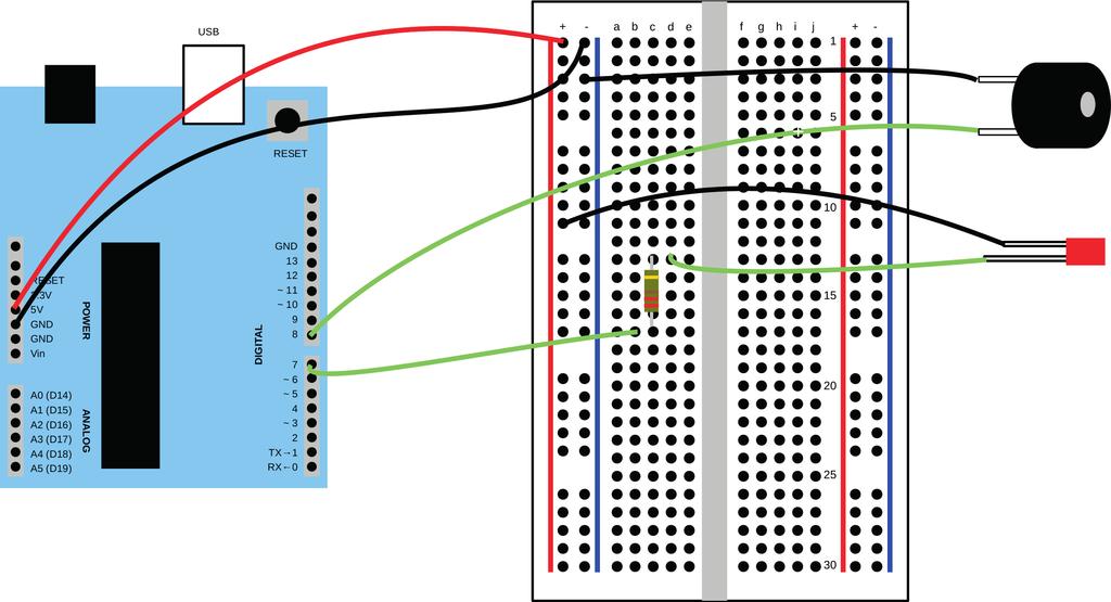 PROJEKT STAFFAN STALLEDRÄNG s 2 Elektronik Beskrivning av elektroniken Högtalarens ena ben är kopplat till jord.