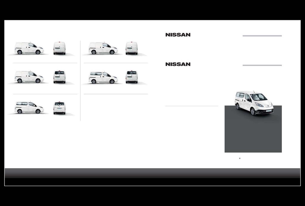 VERSIONER SERVICEAVTAL NISSAN Servicekontrakt är det bästa sättet att ge din nya Nissan e-nv200 det underhåll den förtjänar!