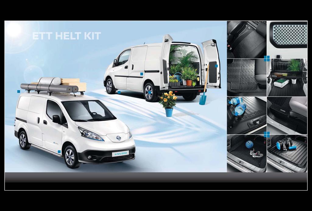 NISSAN ORIGINALTILLBEHÖR UTRUSTA DIN E-NV200 MED NISSAN ORIGINALTILLBEHÖR.