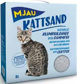 Kattsand Mjau, 8 lit