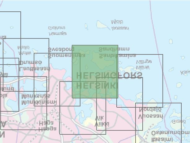 Övesvämning i hav, /a ( %) m 8 Katblad /, Lantmäteiveket licens