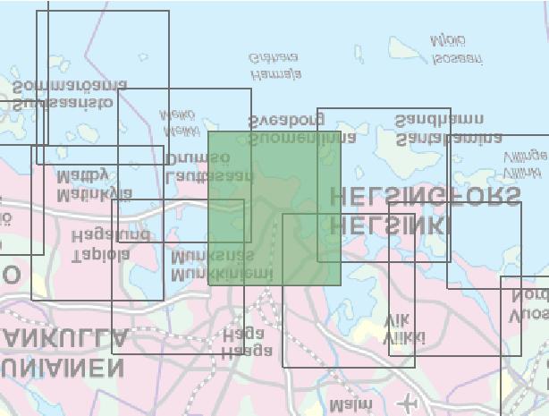 Övesvämning i hav, /a ( %) Þ Þ K,8 ) K m 8 Katblad /, Lantmäteiveket