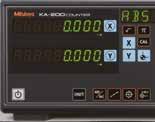 För bästa anpassning kan rörelsen på XY-bordet antingen visas med något av tillvalen 2-axlig KA-räknare eller den avancerade dataprocessorn
