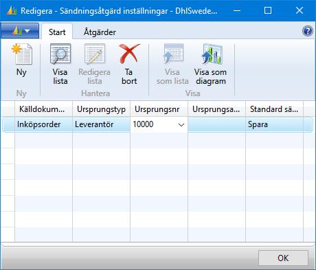 Transportvillkor kan mappas till leveransvillkor för automatiskt förslag av transportvillkor på sändning när källdokument med