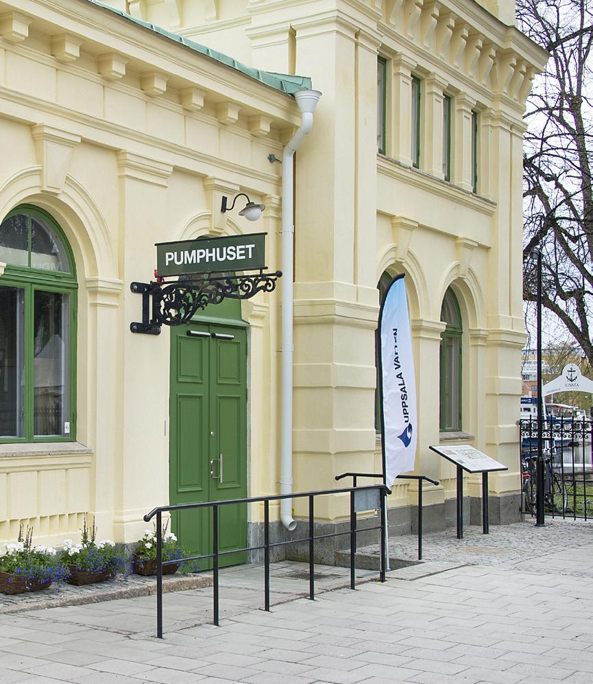 Nu slår vi upp portarna Pumphuset Pumphuset, en gång Uppsala stads venverk, har under 2016-2017 genomgått en förvandling. Huset har renoverats in- utvändigt en ny utställning har byggts upp.