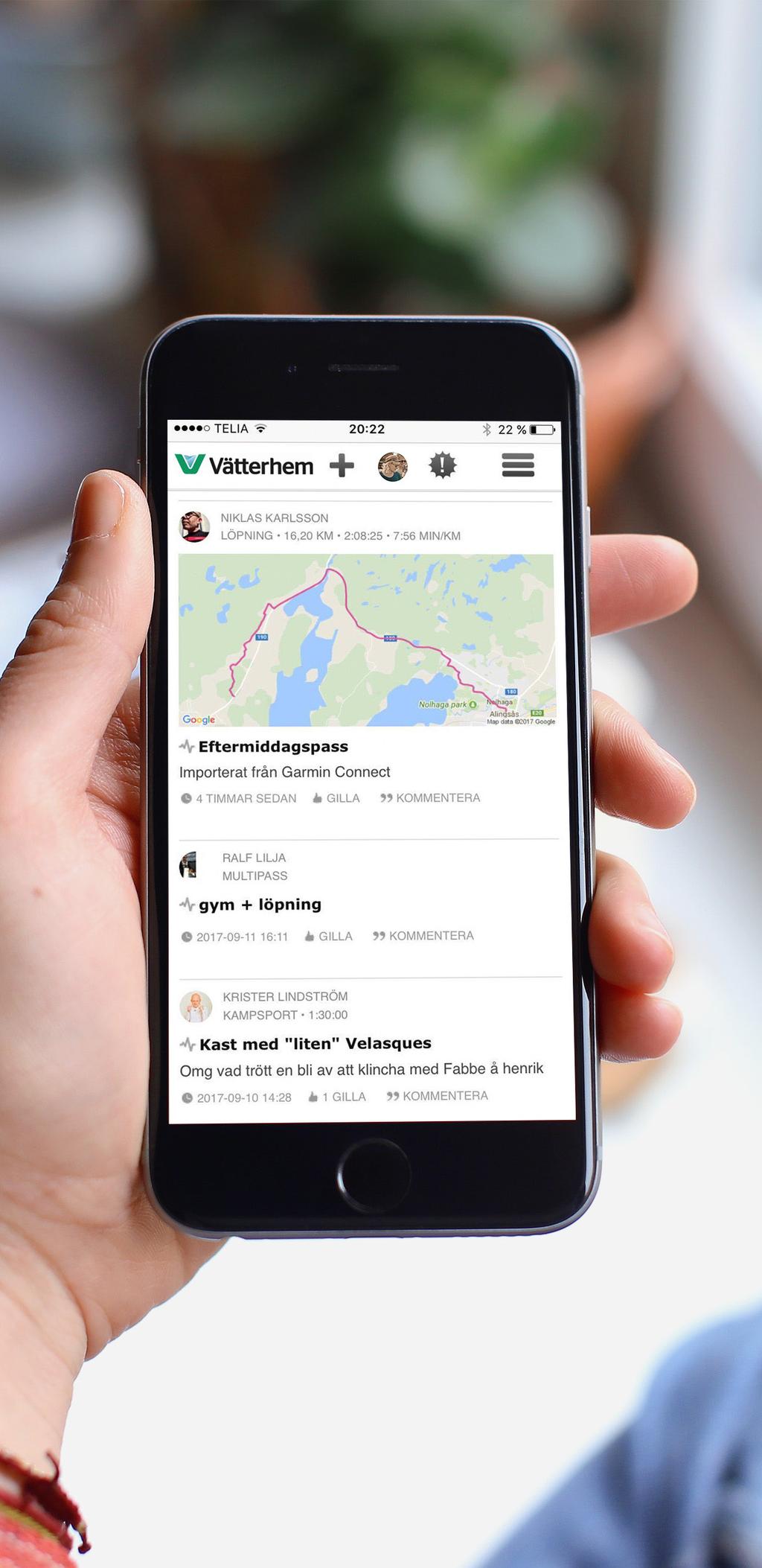 MOBIL APP OCH TRÄNINGSSIDA FULL KONTROLL PÅ MEDARBETARNAS UTVECKLING Vi rekommenderar att ni som företag sätter upp mål och delmål med friskvårdssatsningen.