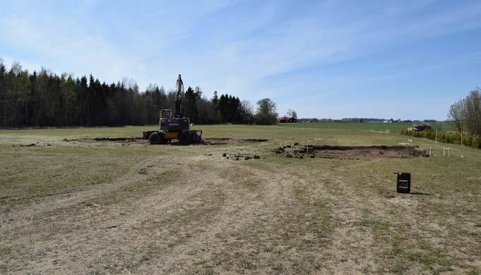 UTFÖRANDE Fältarbetet utfördes av en arkeolog under en dag i början av maj 2017.