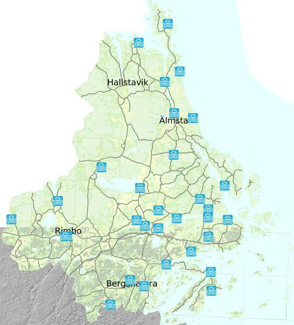 10.3 Bad Badhus finns i Norrtälje, Hallstavik, Rimbo och i Hallstavik även ett tempererat utomhusbad.