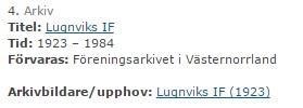 Till väster i vyn ser du själva arkivförteckningen, det vill säga arkivets innehållsförteckning.