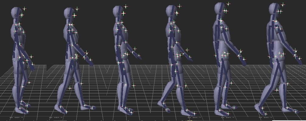 5 Resultat I denna rapport har jag undersökt två förenklade motion capture system, genom att försöka återskapa ett antal olika typer av rörelser med båda systemen.