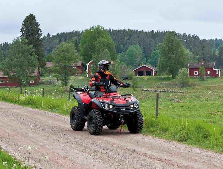 TGB Blade 600 TrakTor B Nya TGB 600 bjuder både på många nyheter rent tekniskt och även en ny registreringsform.