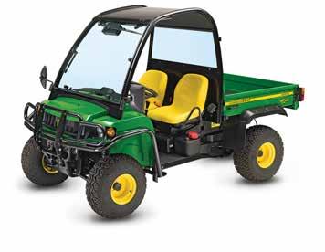 Det gäller även förare till John Deere XUV855D S4 Gator, den dieseldrivna utv-maskinen.